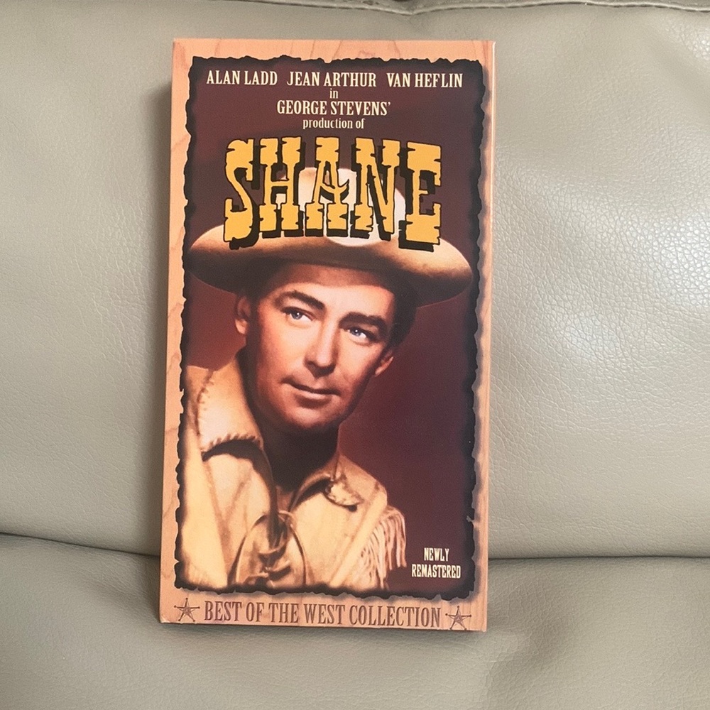 SHANE 1952 VHS Video Cassette